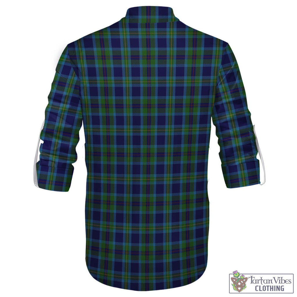 Tartan Vibes Clothing Miller Tartan Men's Scottish Traditional Jacobite Ghillie Kilt Shirt