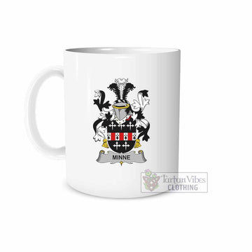 Minne Irish Clan Coat of Arms Ceramic Mug