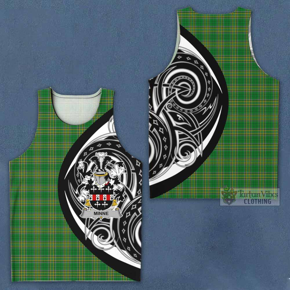 Minne Irish Clan Men's Tank Top Celtic Circle Style - Tartan Vibes Clothing