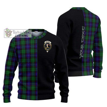 Mitchell Tartan Ugly Sweater with Family Crest and Half Of Me Style