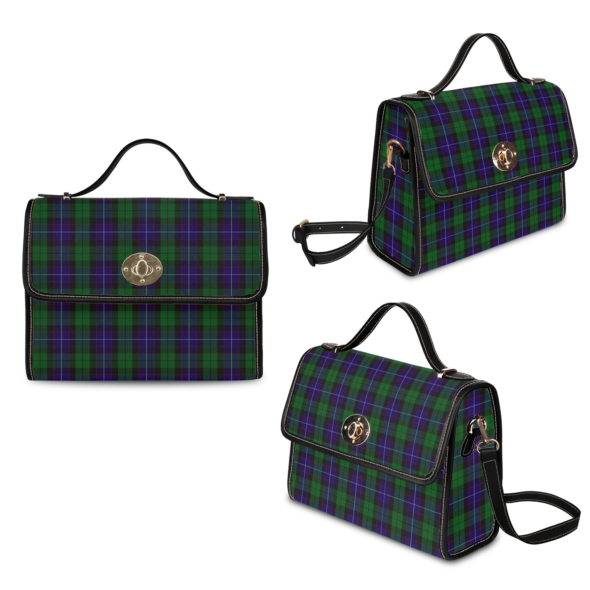 mitchell-tartan-leather-strap-waterproof-canvas-bag