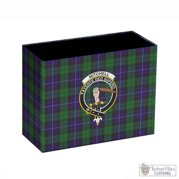 Mitchell Tartan Pen Holder with Family Crest - Tartan Vibes Clothing