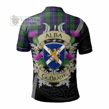 Mitchell Tartan Family Crest Polo Shirt Lion Rampant Royal Thistle Shield Celtic Inspired - Tartan Vibes Clothing