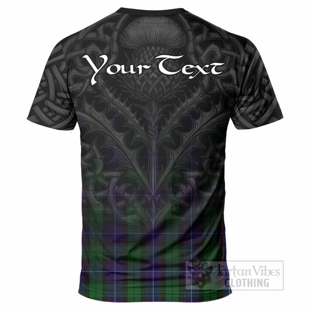 Tartan Vibes Clothing Mitchell Tartan T-Shirt with Family Crest Celtic Thistle Vibes