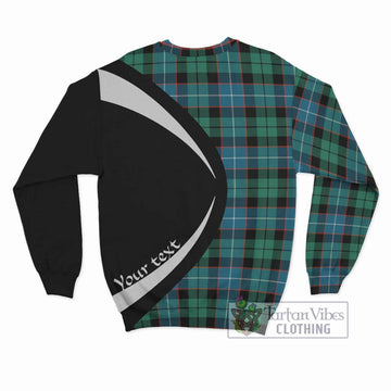 Mitchell Ancient Tartan Sweatshirt with Family Crest Circle Style