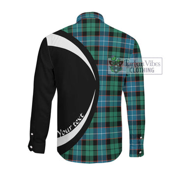 Mitchell Ancient Tartan Long Sleeve Button Up with Family Crest Circle Style