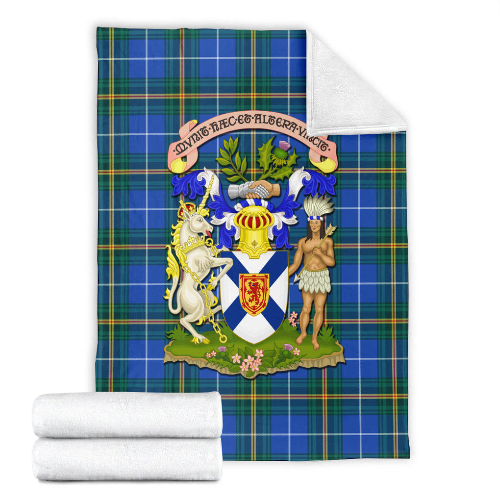 Nova Scotia Province Canada Tartan Blanket