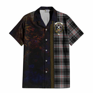 Moffat Tartan Family Crest Hawaiian Shirt Alba Gu Brath Be Brave Lion Ancient Style Kid - Tartan Vibes Clothing