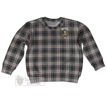 Moffat Tartan Kid Ugly Sweater with Family Crest