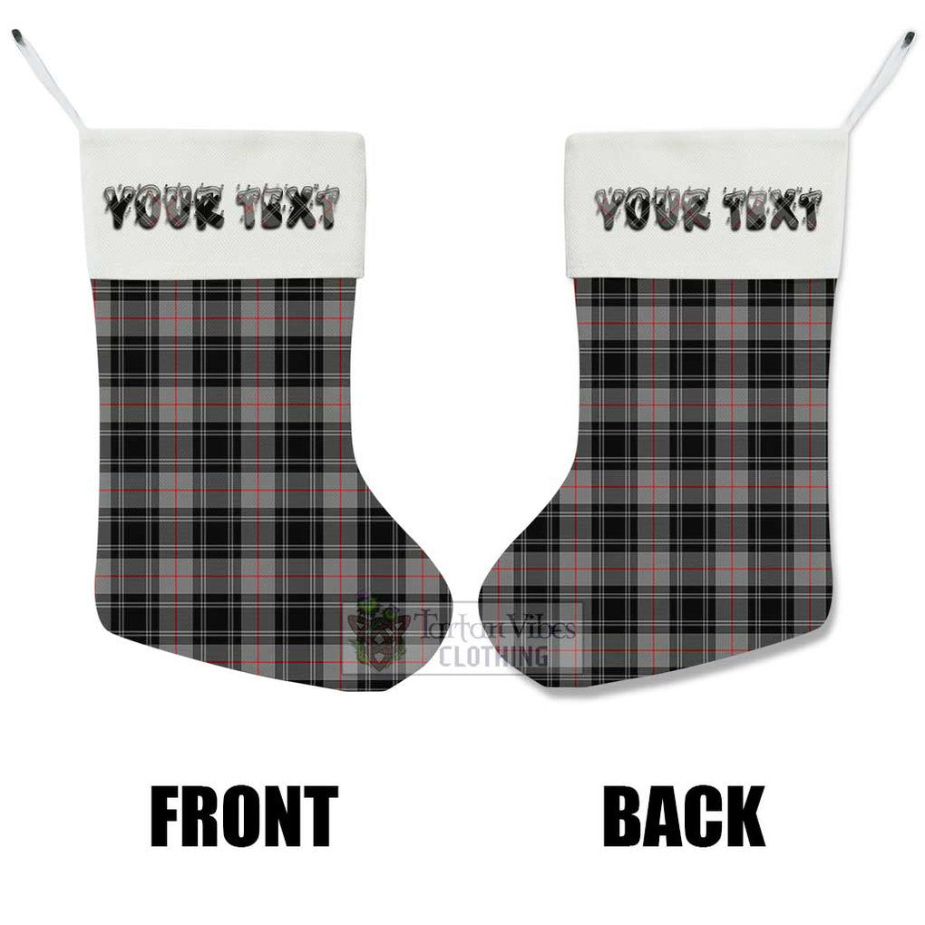 Tartan Vibes Clothing Moffat Tartan Christmas Stocking with Personalized Text