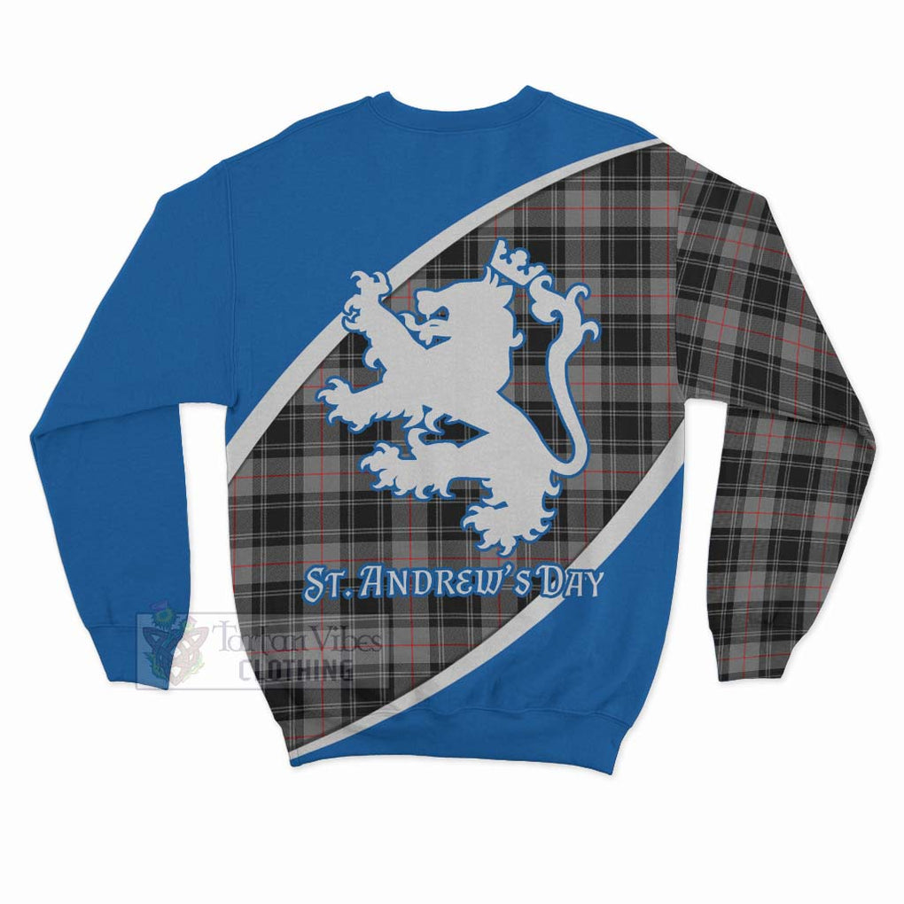 Tartan Vibes Clothing Moffat Family Crest Tartan Sweatshirt Celebrate Saint Andrew's Day in Style