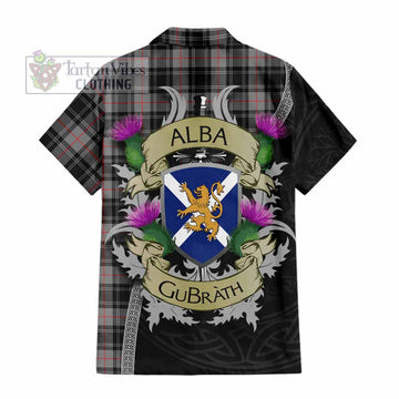 Moffat Tartan Family Crest Hawaiian Shirt Lion Rampant Royal Thistle Shield Celtic Inspired - Tartan Vibes Clothing