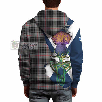 Moffat Tartan Family Crest Hoodie Scottish Thistle Celtic Inspired - Tartan Vibes Clothing