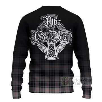 Moffat Tartan Ugly Sweater Featuring Alba Gu Brath Family Crest Celtic Inspired