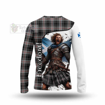 Moffat Crest Tartan Long Sleeve T-Shirt Inspired by the Freedom of Scottish Warrior