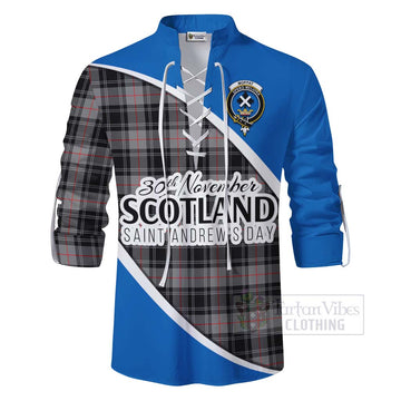 Moffat Family Crest Tartan Ghillie Kilt Shirt Celebrate Saint Andrew's Day in Style