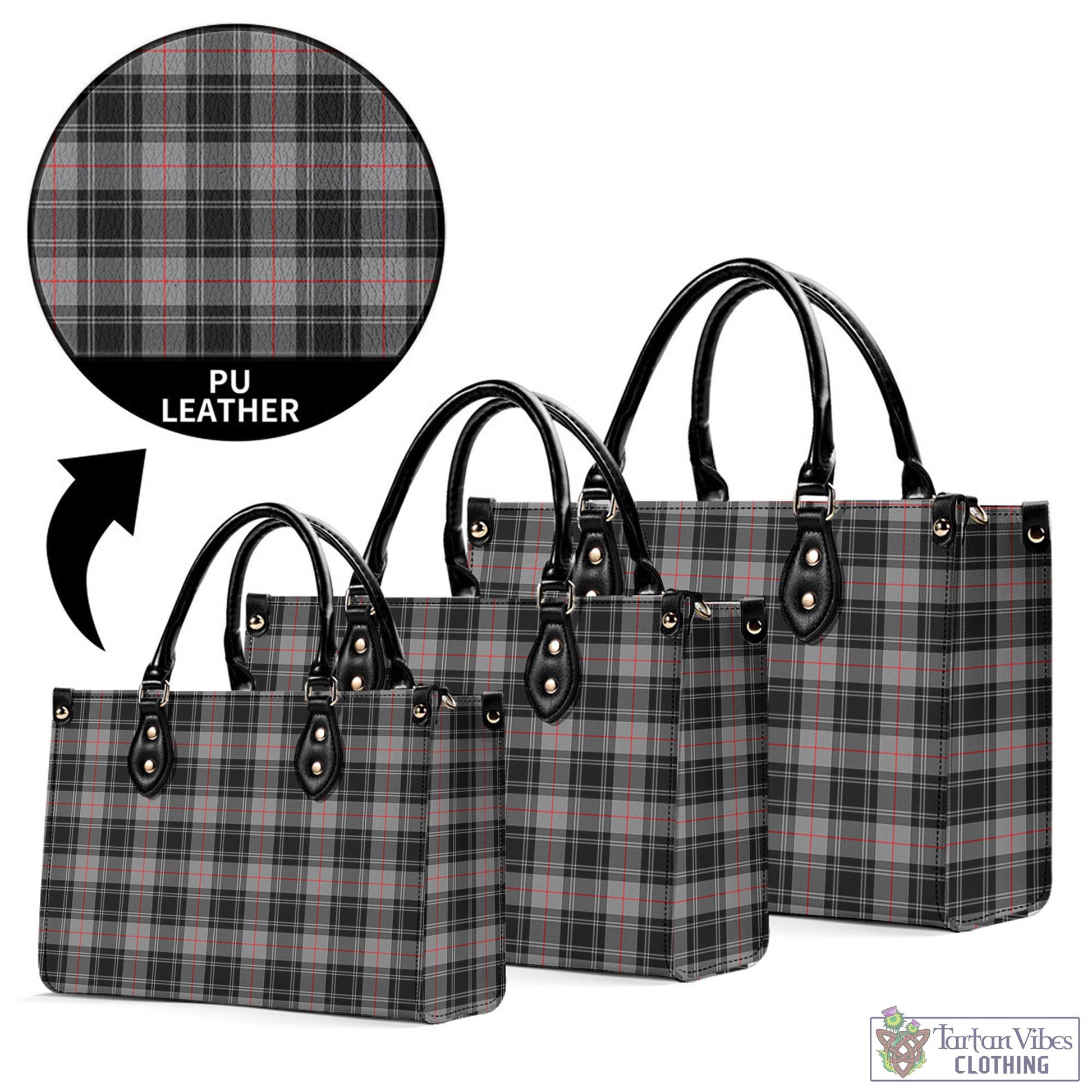 Tartan Vibes Clothing Moffat Modern Tartan Luxury Leather Handbags