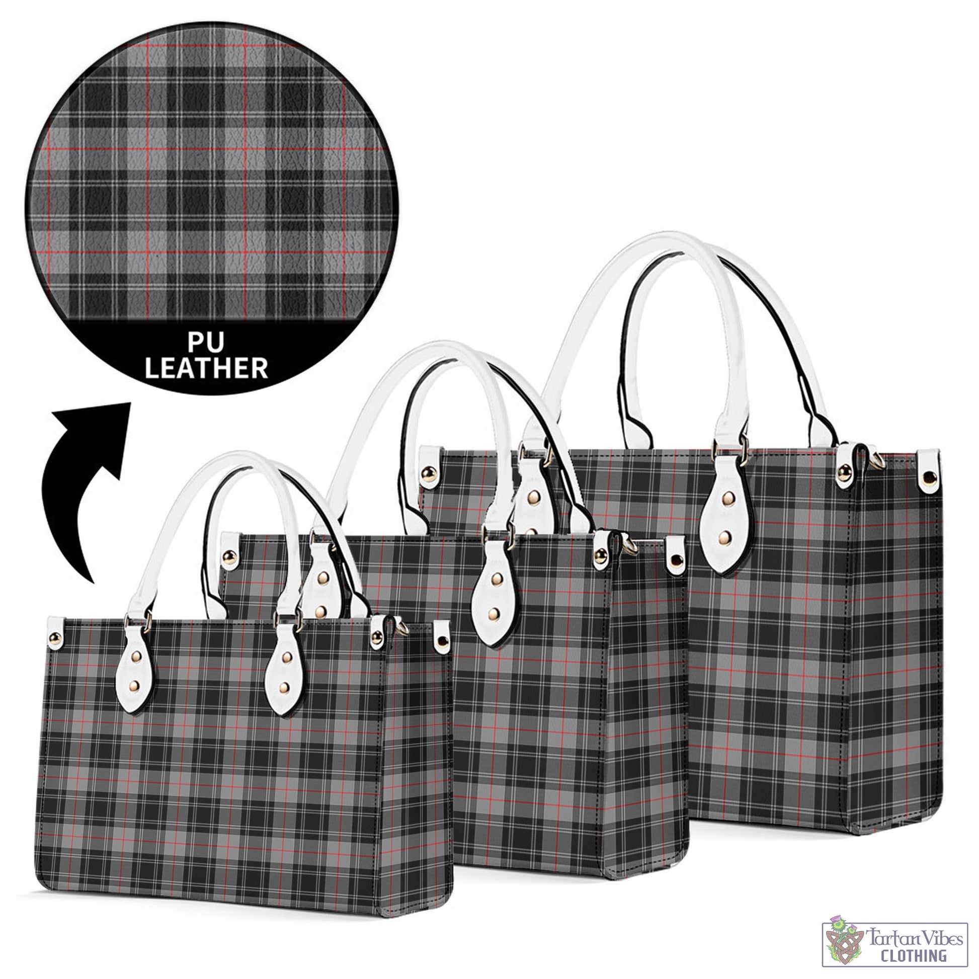 Tartan Vibes Clothing Moffat Modern Tartan Luxury Leather Handbags