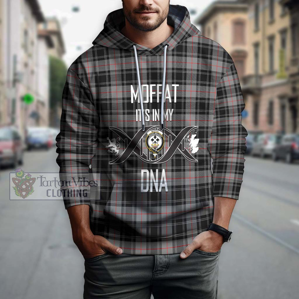 Moffat Tartan Hoodie with Family Crest DNA In Me Style Pullover Hoodie - Tartanvibesclothing Shop