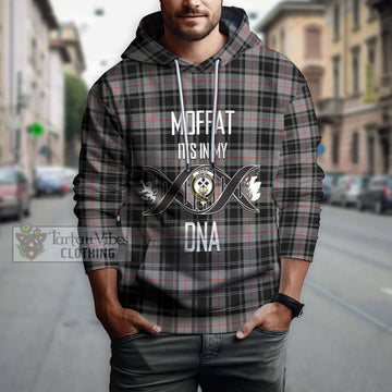 Moffat Tartan Hoodie with Family Crest DNA In Me Style