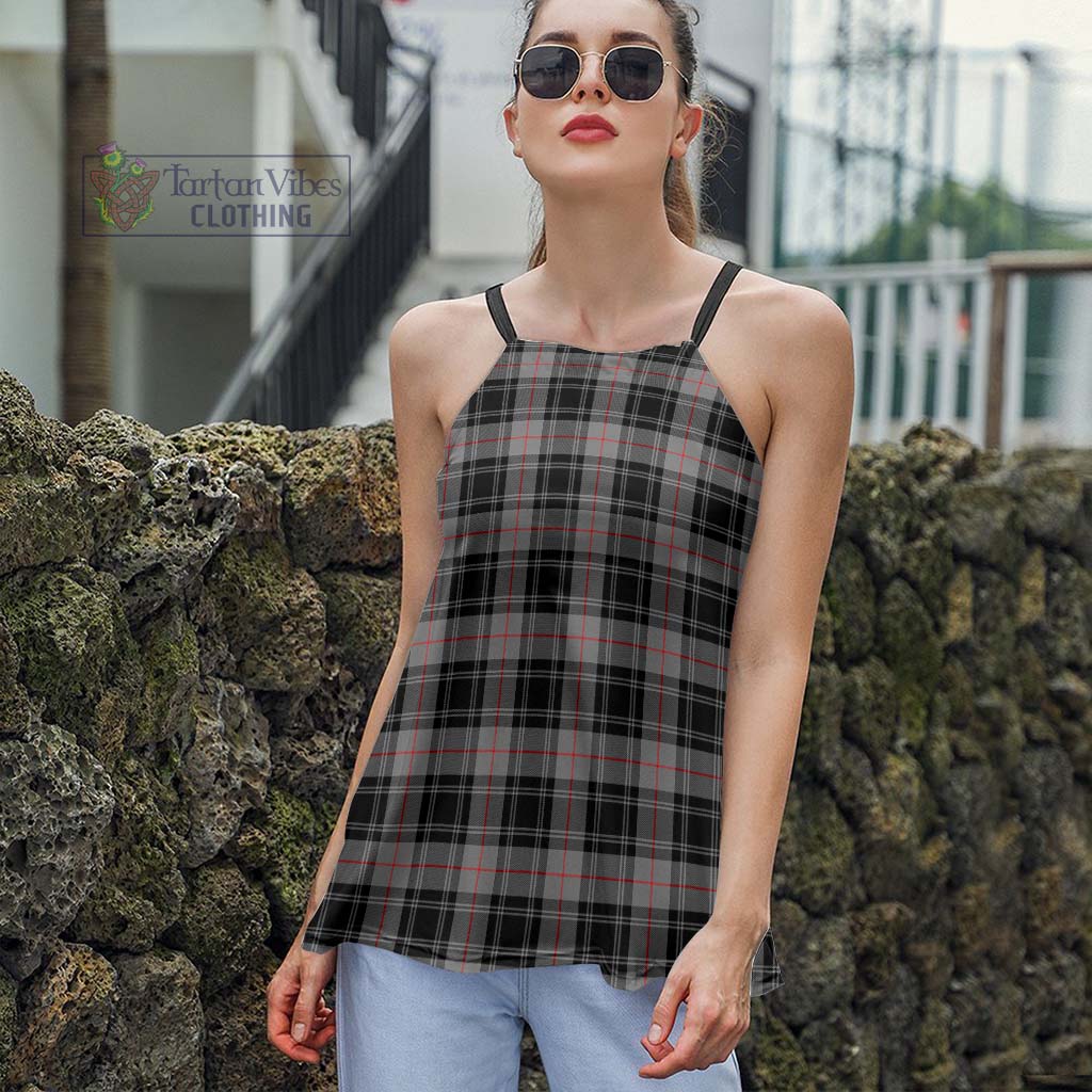 Tartan Vibes Clothing Moffat Modern Tartan Loose Halter Neck Camisole