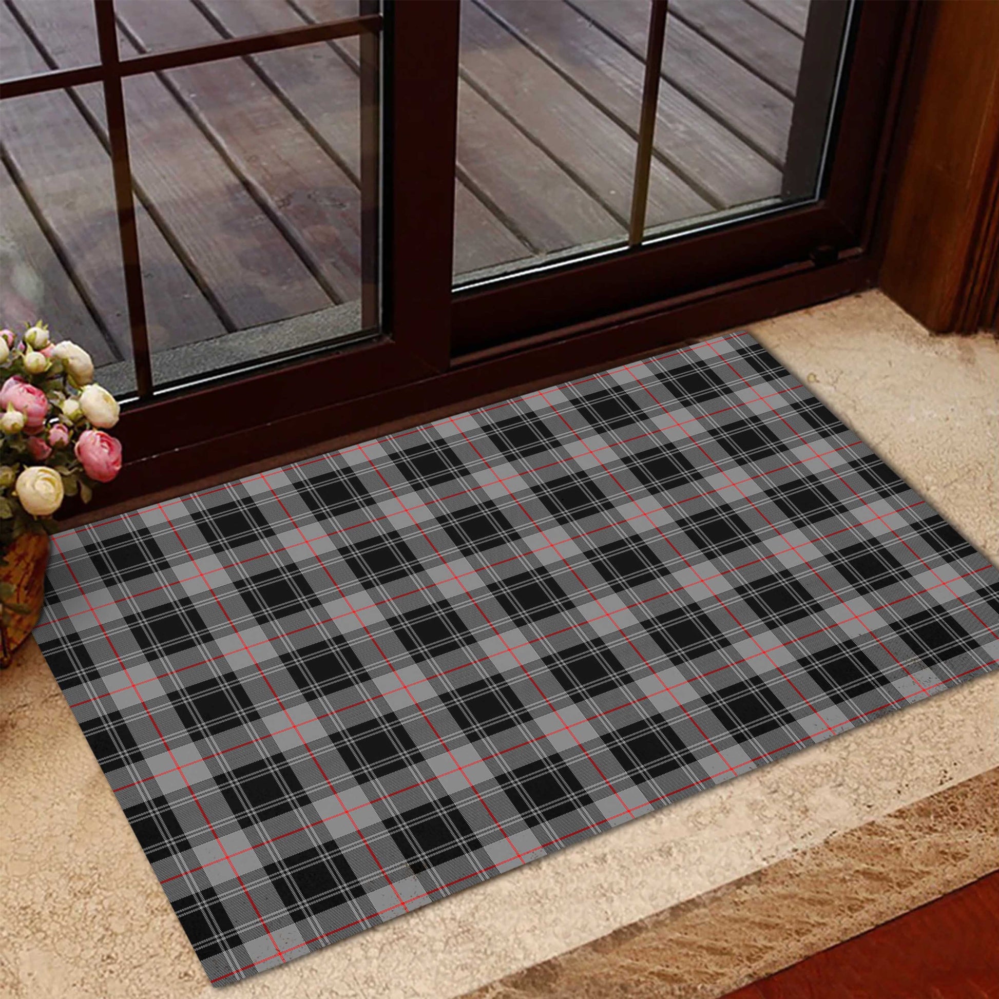 Moffat Modern Tartan Door Mat - Tartanvibesclothing