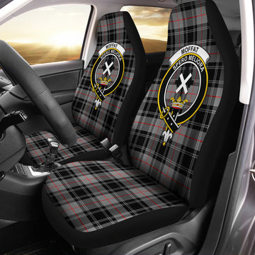 Moffat Tartan Car Seat Cover with Family Crest