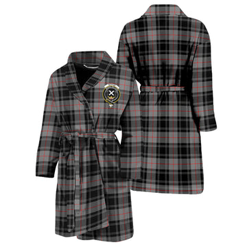 Moffat Tartan Bathrobe with Family Crest