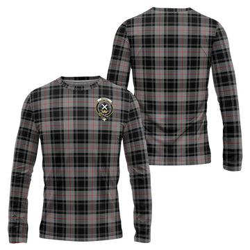 Moffat Tartan Long Sleeve T-Shirt with Family Crest