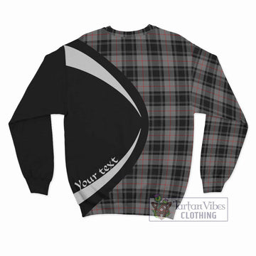 Moffat Tartan Sweatshirt with Family Crest Circle Style