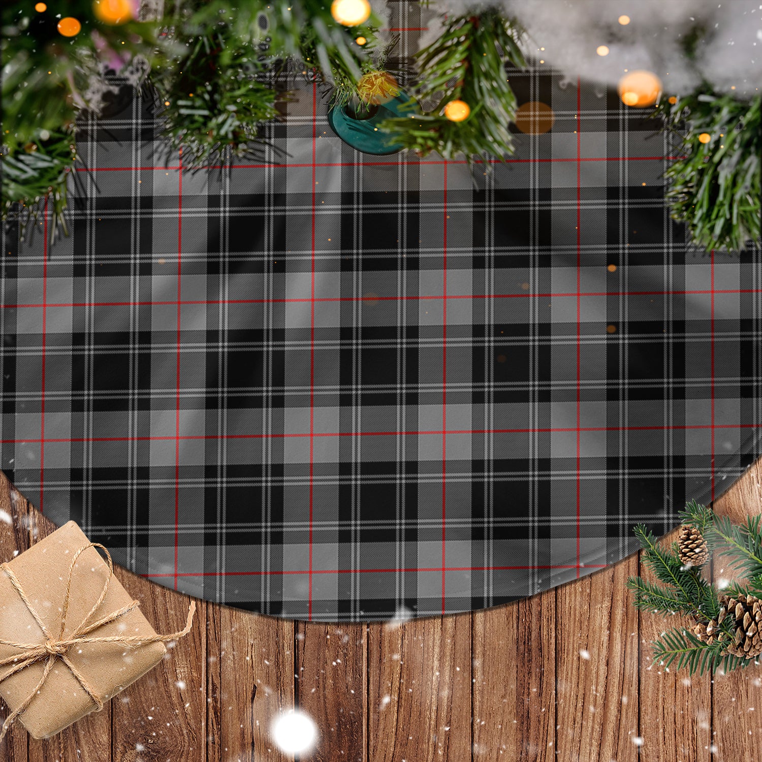 Moffat Modern Tartan Christmas Tree Skirt - Tartanvibesclothing