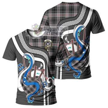 Moffat Tartan T-Shirt with Epic Bagpipe Style