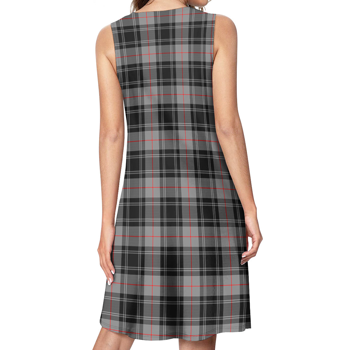 Moffat Modern Tartan Womens Casual Dresses - Tartanvibesclothing