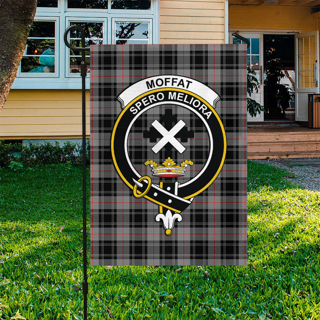 Moffat Tartan Flag with Family Crest - Tartan Vibes Clothing