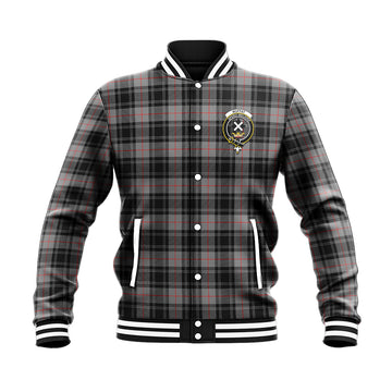 Moffat Tartan Baseball Jacket with Family Crest