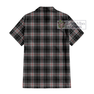 Moffat Tartan Short Sleeve Button Shirt with Family Crest DNA In Me Style