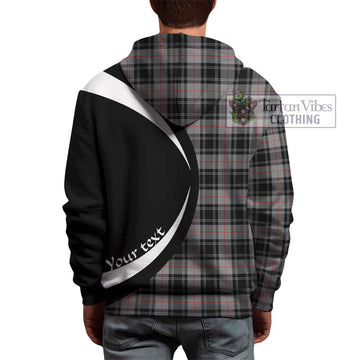 Moffat Tartan Hoodie with Family Crest Circle Style