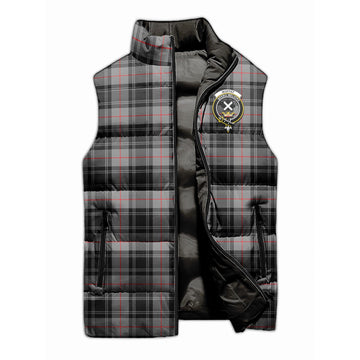 Moffat Tartan Sleeveless Puffer Jacket with Family Crest