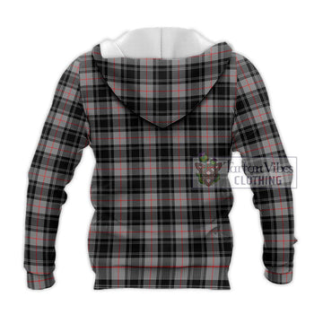 Moffat Tartan Knitted Hoodie with Family Crest DNA In Me Style