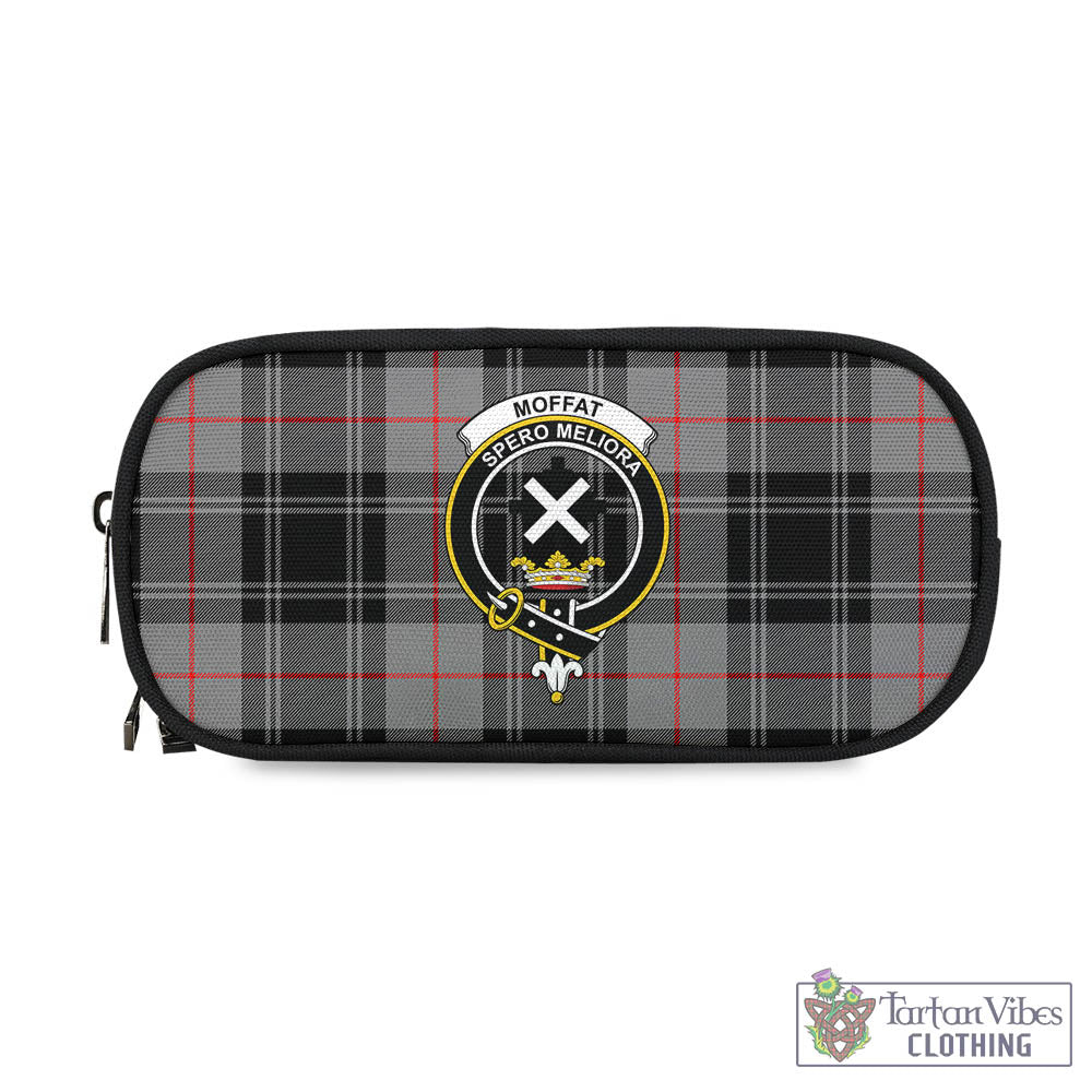 Tartan Vibes Clothing Moffat Modern Tartan Pen and Pencil Case with Family Crest