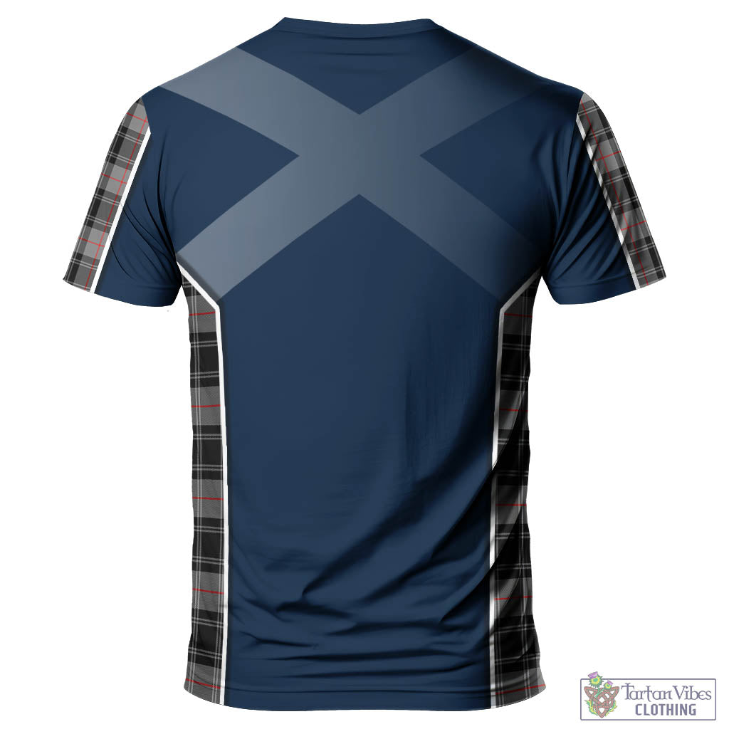 Tartan Vibes Clothing Moffat Modern Tartan T-Shirt with Family Crest and Lion Rampant Vibes Sport Style