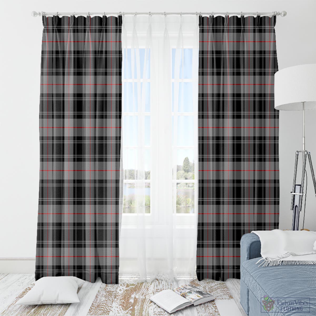 Moffat Modern Tartan Window Curtain