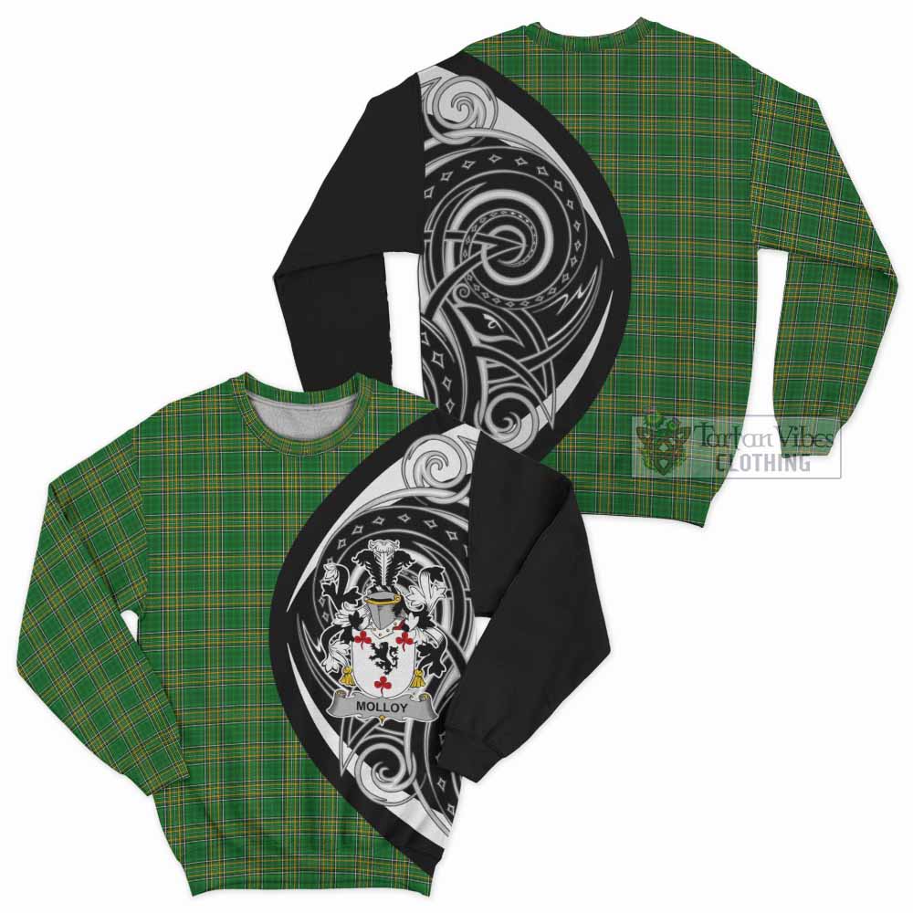 Molloy Irish Clan Sweatshirt Celtic Circle Style - Tartan Vibes Clothing