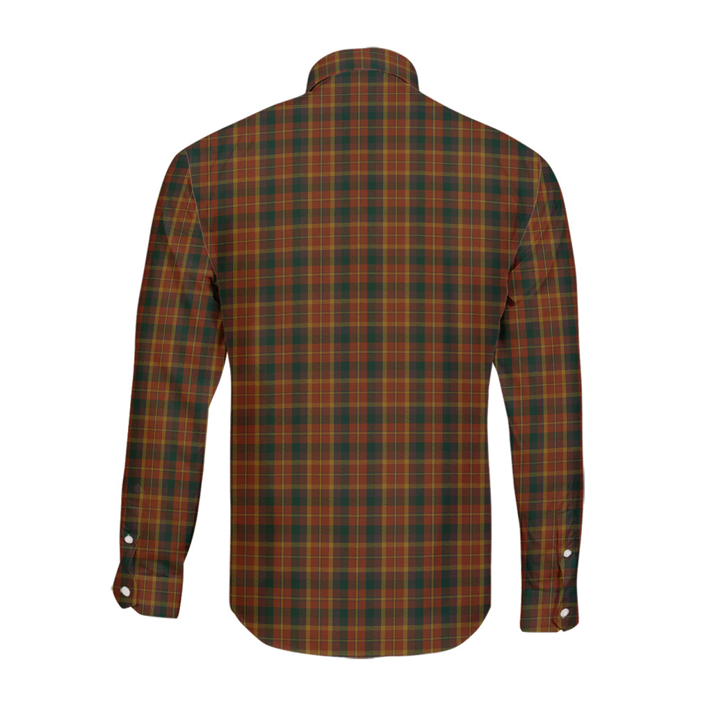Monaghan County Ireland Tartan Long Sleeve Button Up Shirt - Tartan Vibes Clothing