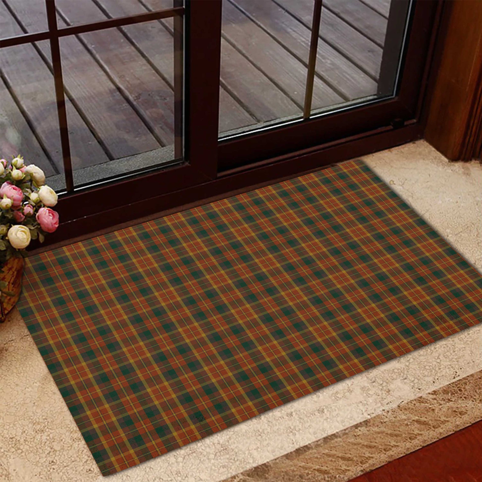 Monaghan County Ireland Tartan Door Mat - Tartanvibesclothing