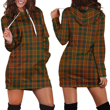 Monaghan County Ireland Tartan Hoodie Dress