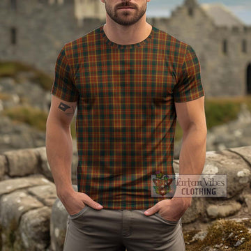 Monaghan County Ireland Tartan Cotton T-Shirt