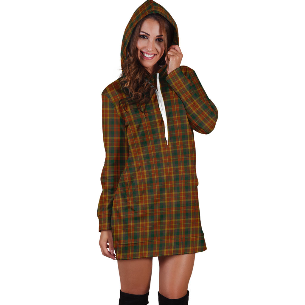 Monaghan County Ireland Tartan Hoodie Dress - Tartan Vibes Clothing