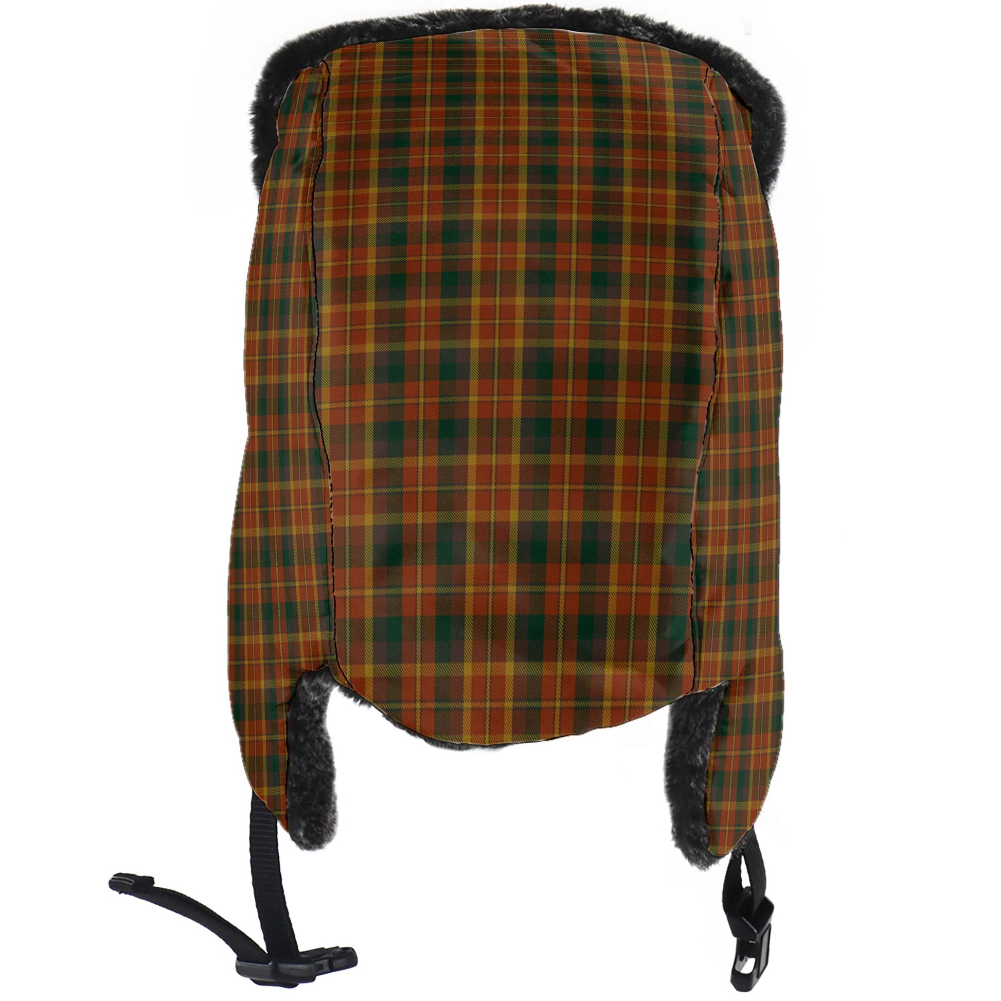 Monaghan County Ireland Tartan Winter Trapper Hat - Tartanvibesclothing