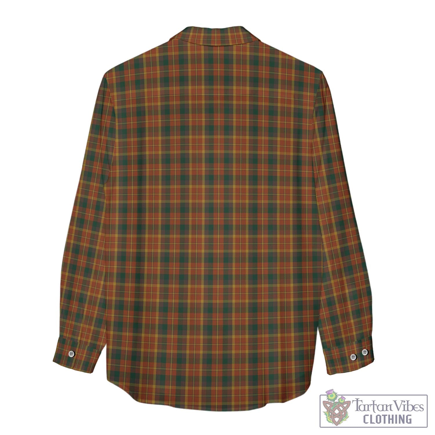 Monaghan County Ireland Tartan Womens Casual Shirt